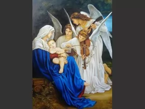 Pintura Canto con Angeles